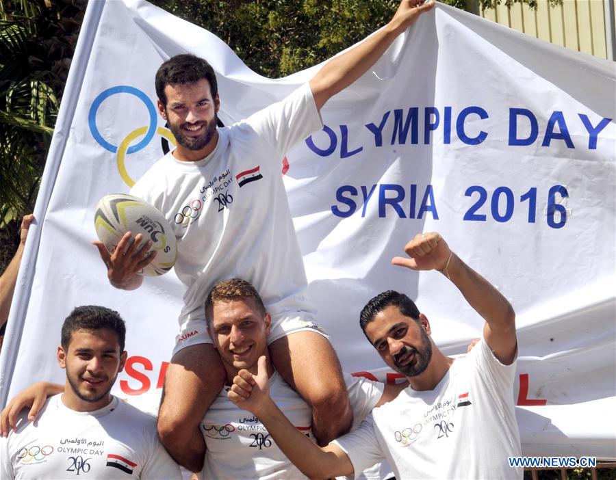SYRIA-DAMASCUS-OLYMPIC DAY CELEBRATION