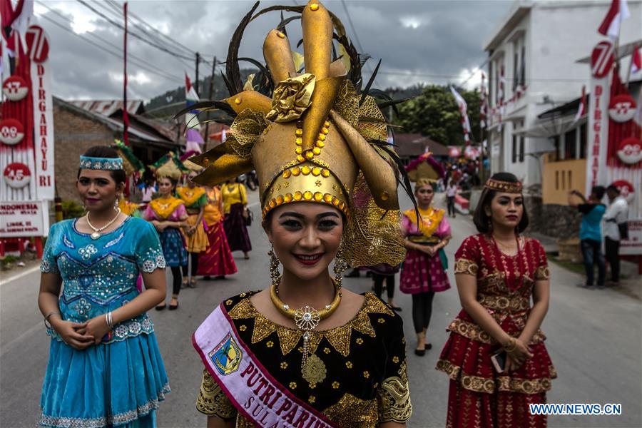 INDONESIA-NORTH SUMATRA-INDEPENDENCE DAY-CULTURAL PARADE-CELEBRATIONS