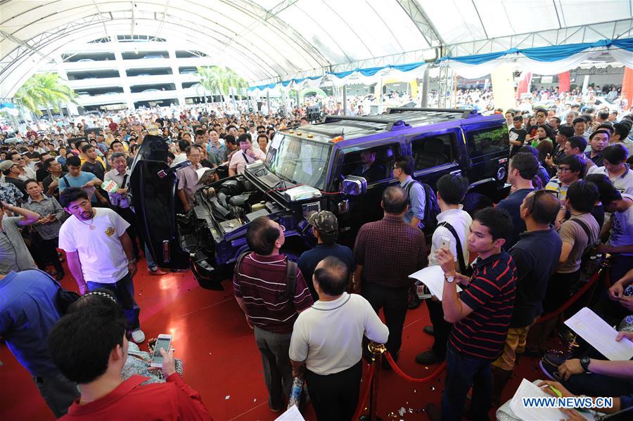 THAILAND-BANGKOK-SEIZED CARS-AUCTION