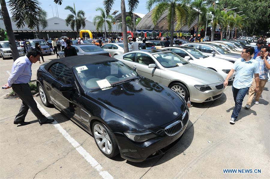 THAILAND-BANGKOK-SEIZED CARS-AUCTION