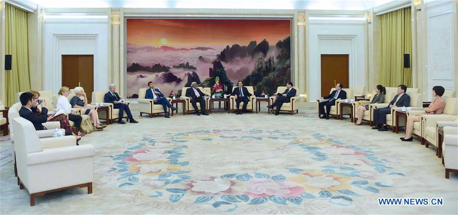 CHINA-BEIJING-QIANGBA PUNCOG-EUROPEAN PARLIAMENT-MEETING(CN)
