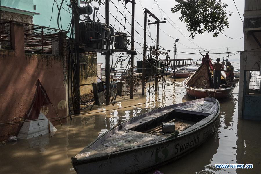 INDIA-VARANASI-FLOOD
