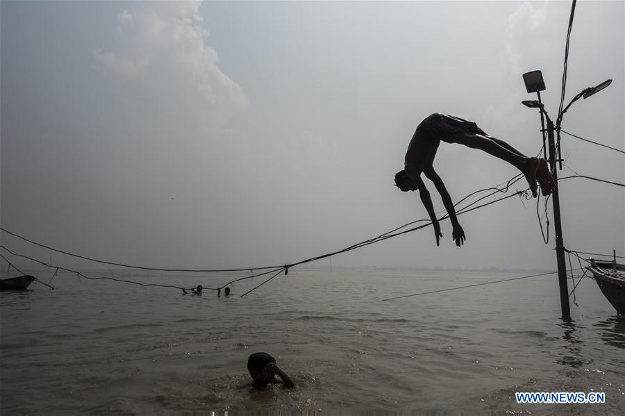INDIA-VARANASI-FLOOD