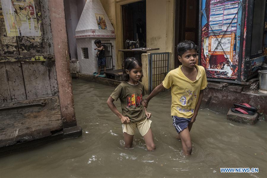 INDIA-VARANASI-FLOOD