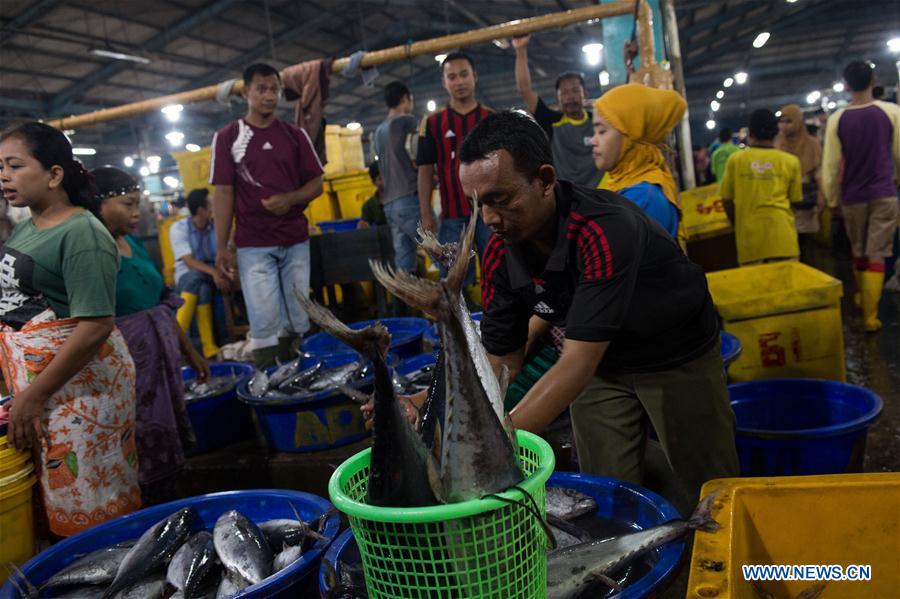 INDONESIA-JAKARTA-FISH MARKET