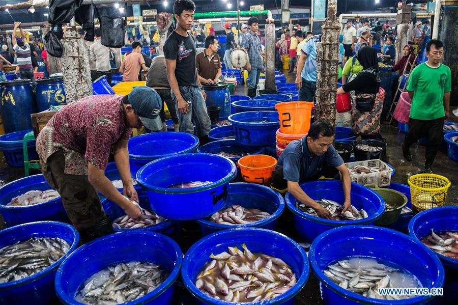 INDONESIA-JAKARTA-FISH MARKET