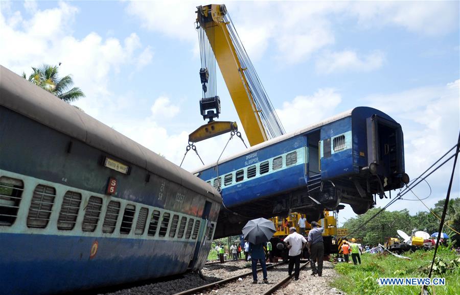 INDIA-KOCHI-TRAIN DERAIL ACCIDENT