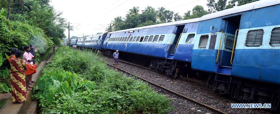 INDIA-KOCHI-TRAIN DERAIL ACCIDENT