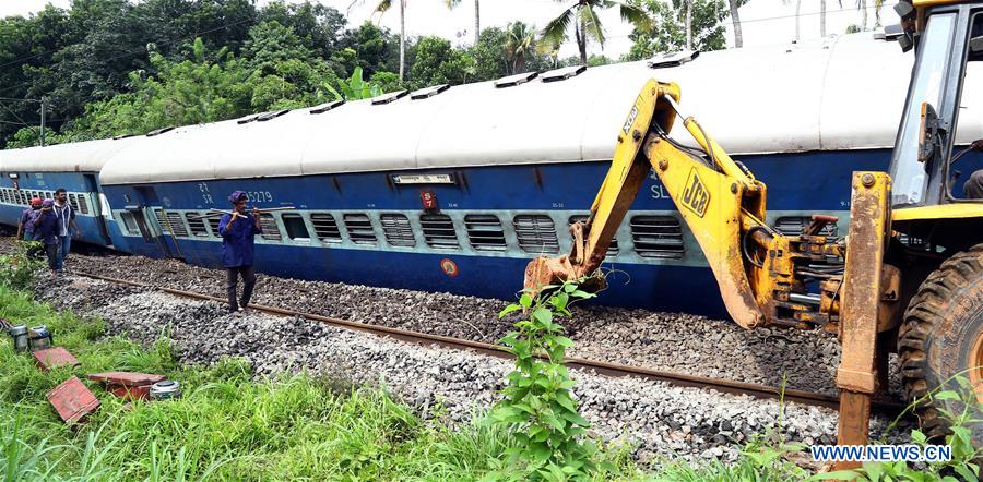 INDIA-KOCHI-TRAIN DERAIL ACCIDENT