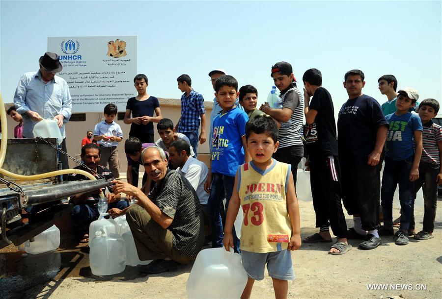 SYRIA-DAMASCUS-DISPLACED CIVILIANS-SHELTER
