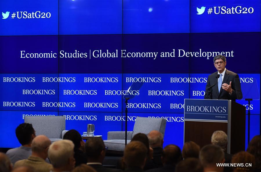 U.S.-WASHINGTON-JACOB LEW-G20 SUMMIT PREVIEW