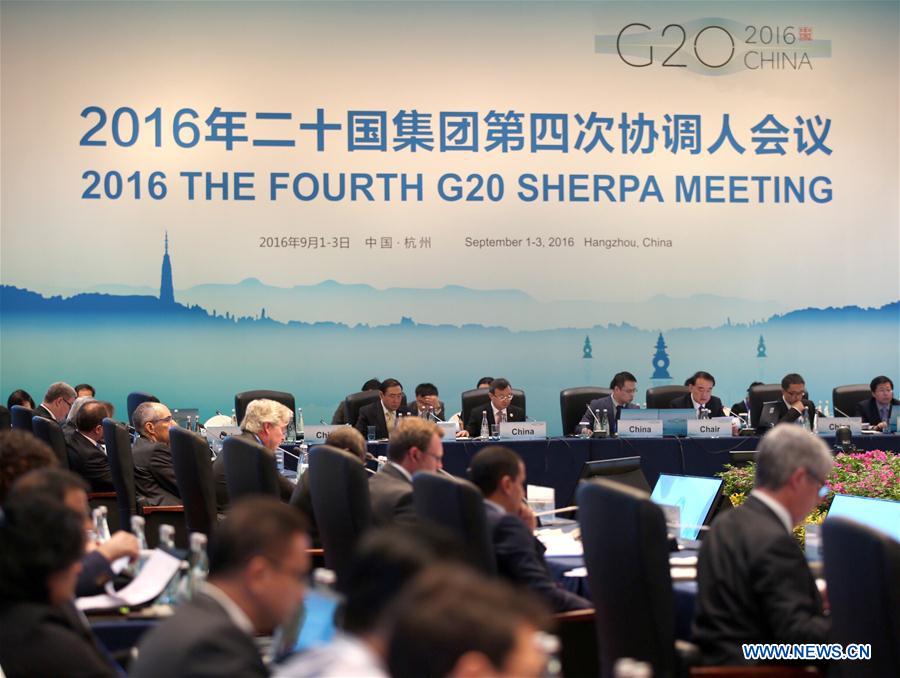 (G20 SUMMIT)CHINA-HANGZHOU-G20-SHERPA-MEETING (CN)