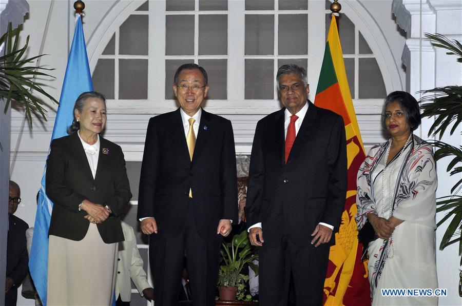 SRI LANKA-COLOMBO-UN CHIEF-VISIT