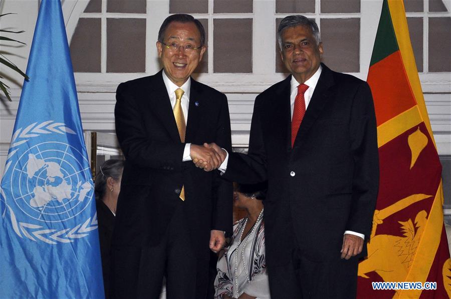 SRI LANKA-COLOMBO-UN CHIEF-VISIT
