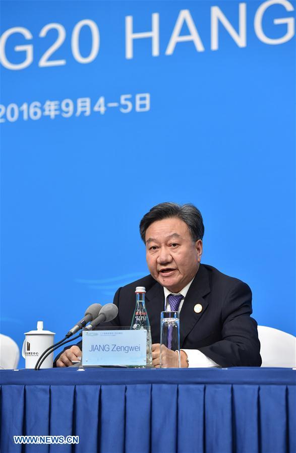(G20 SUMMIT)CHINA-HANGZHOU-B20-PRESS CONFERENCE(CN)
