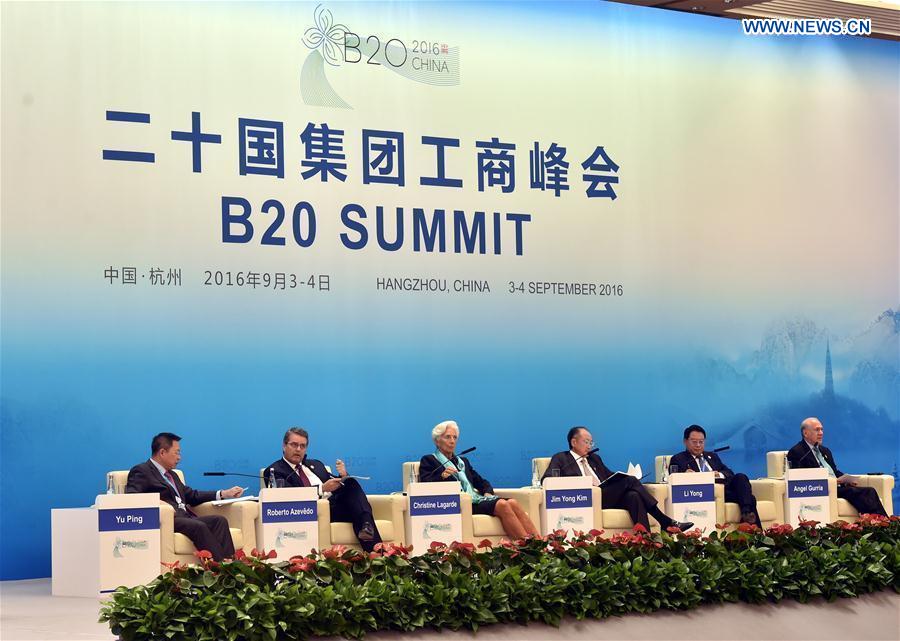 (G20 SUMMIT)CHINA-HANGZHOU-B20-SUMMIT (CN)