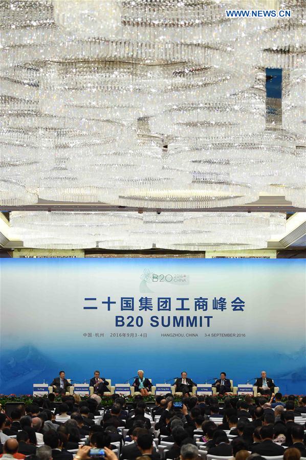 (G20 SUMMIT)CHINA-HANGZHOU-B20-SUMMIT (CN)
