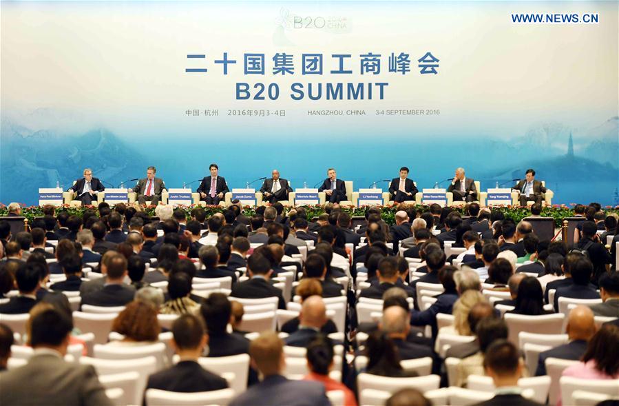 (G20 SUMMIT)CHINA-HANGZHOU-B20-SUMMIT (CN)