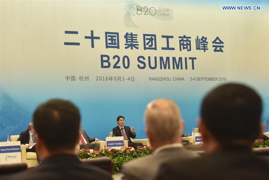 (G20 SUMMIT)CHINA-HANGZHOU-B20-SUMMIT (CN)
