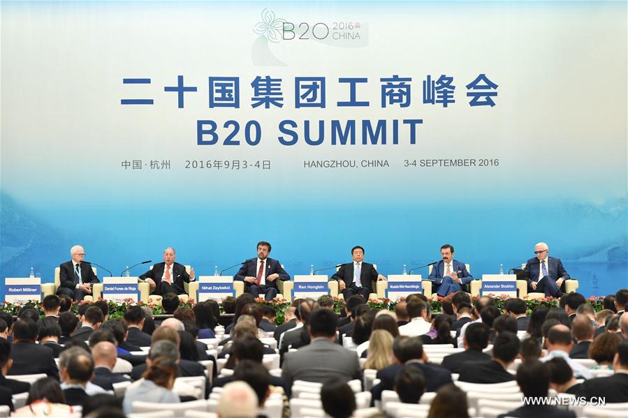 (G20 SUMMIT)CHINA-HANGZHOU-B20-SYMPOSIUM (CN)