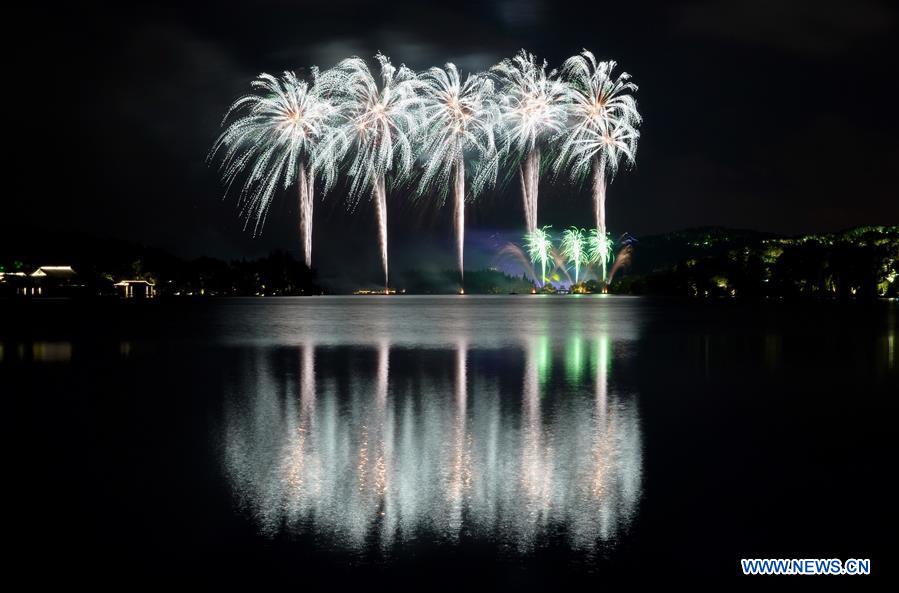(G20 SUMMIT)CHINA-HANGZHOU-G20-WEST LAKE-FIREWORKS (CN)