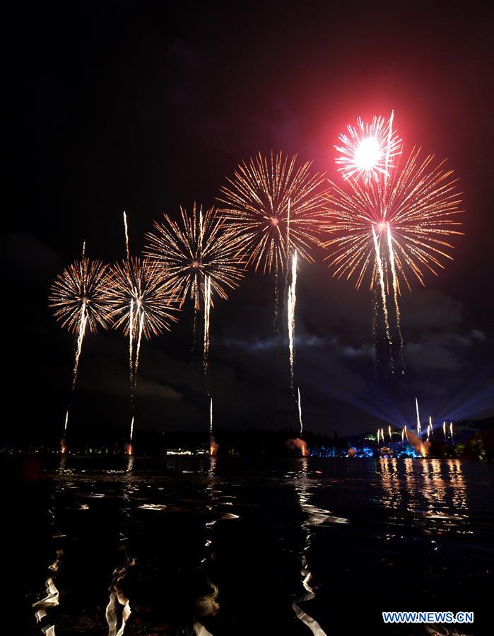 (G20 SUMMIT)CHINA-HANGZHOU-G20-WEST LAKE-FIREWORKS (CN)