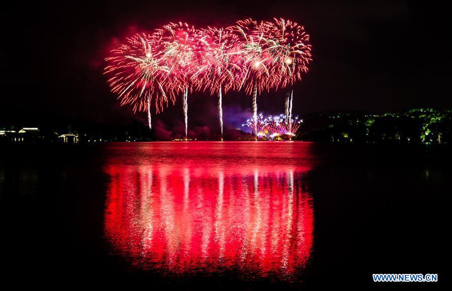 (G20 SUMMIT)CHINA-HANGZHOU-G20-WEST LAKE-FIREWORKS (CN)