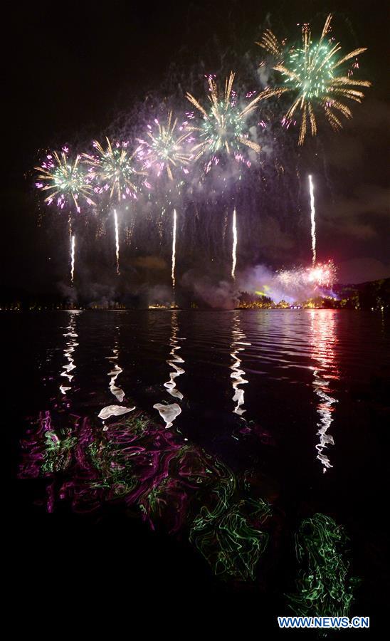 (G20 SUMMIT)CHINA-HANGZHOU-G20-WEST LAKE-FIREWORKS (CN)