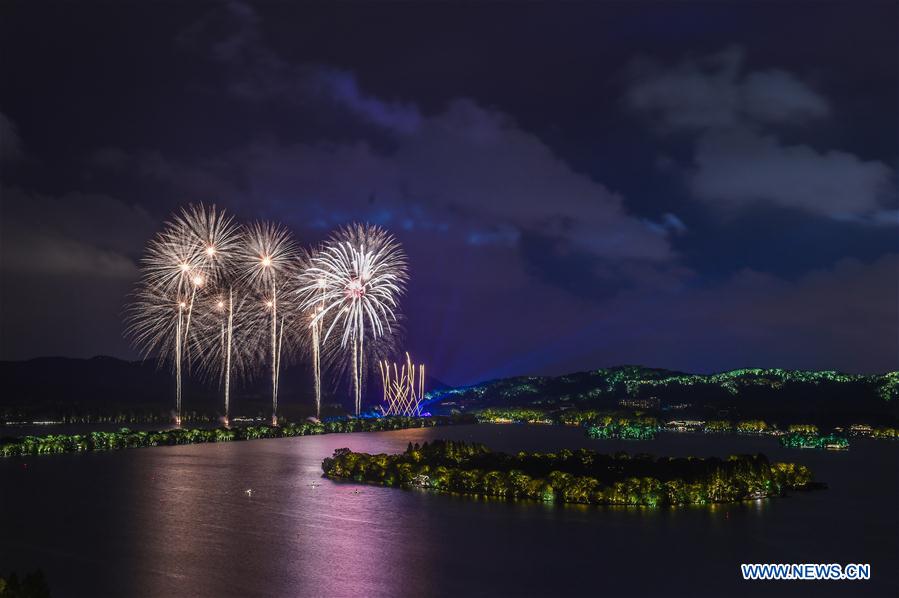 (G20 SUMMIT)CHINA-HANGZHOU-G20-WEST LAKE-FIREWORKS (CN)