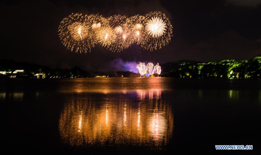 (G20 SUMMIT)CHINA-HANGZHOU-G20-WEST LAKE-FIREWORKS (CN)