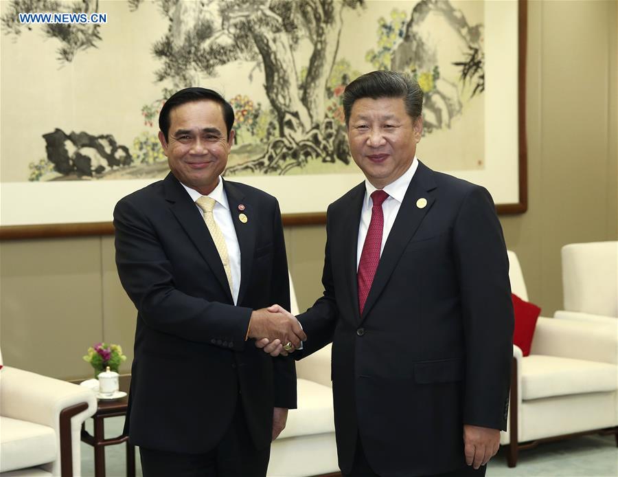 (G20 SUMMIT)CHINA-HANGZHOU-G20-XI JINPING-THAI PM-MEETING (CN)