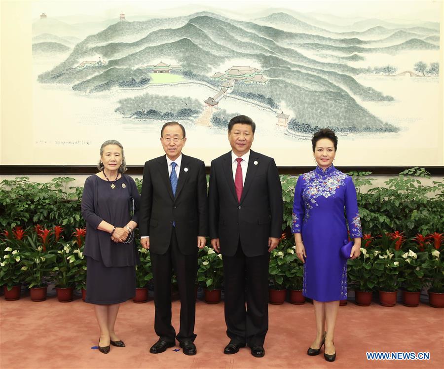 (G20 SUMMIT)CHINA-HANGZHOU-G20-XI JINPING-PENG LIYUAN-BANQUET (CN)