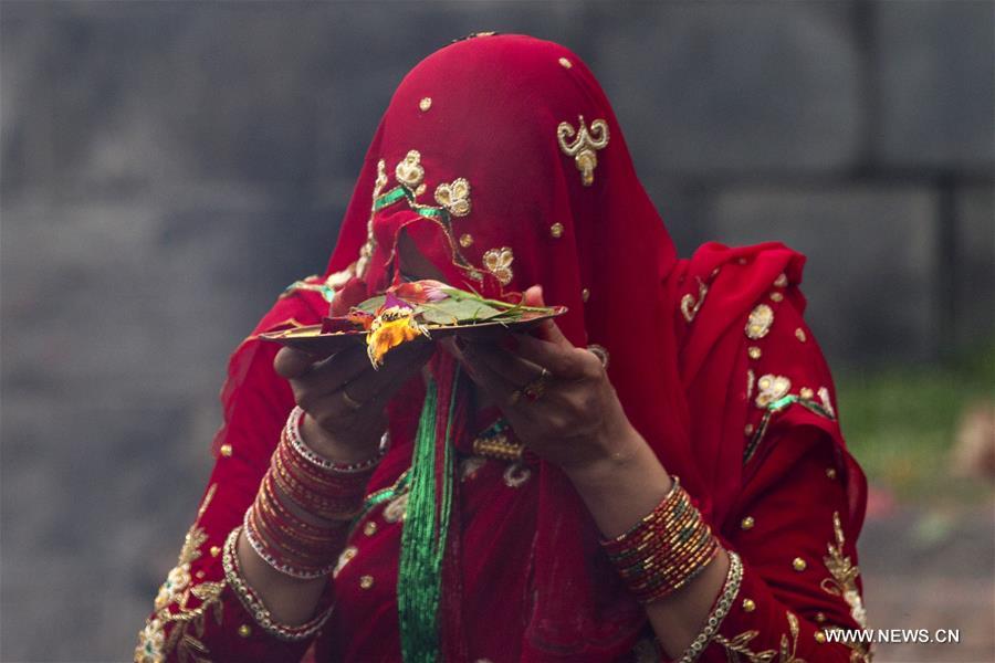  During the festival, married women fast and pray for good health and longevity of their husbands while unmarried women pray for marrying healthy and handsome husbands. 