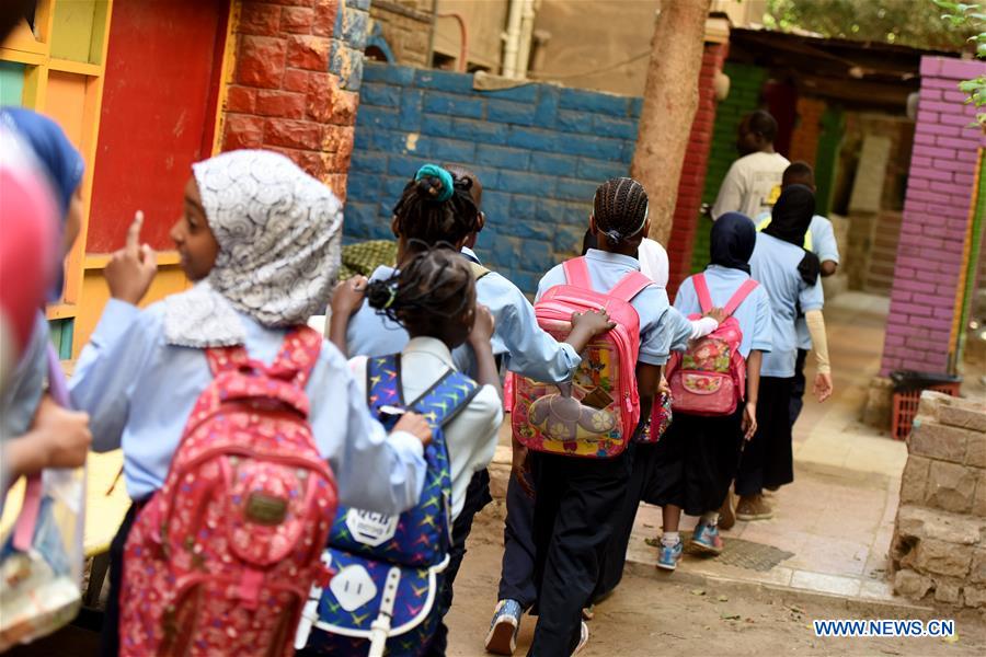 EGYPT-CAIRO-REFUGEE SCHOOL-NEW TERM-CEREMONY