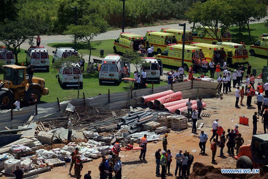 ISRAEL-TEL AVIV-BUILDING COLLAPSE
