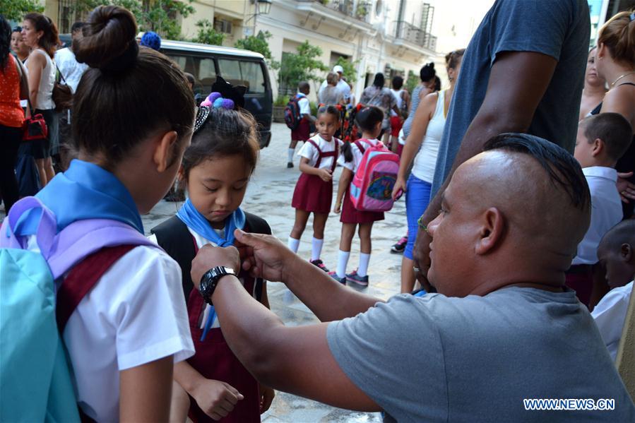 CUBA-HAVANA-EDUCATION-NEW SEMESTER