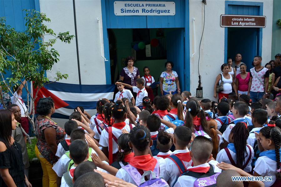 CUBA-HAVANA-EDUCATION-NEW SEMESTER
