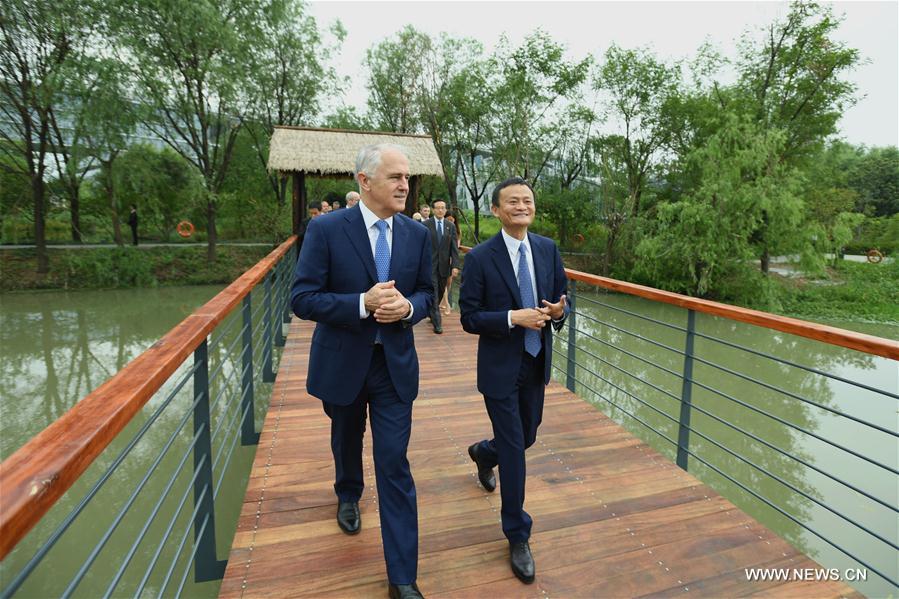 Turnbull paid a visit here on Tuesday.