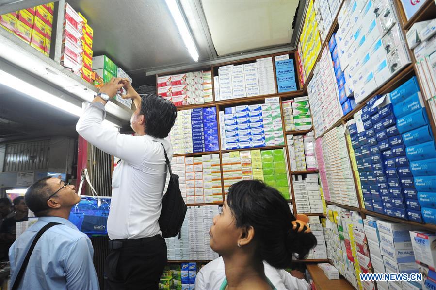 INDONESIA-JAKARTA-FAKE AND EXPIRED MEDICINES-RAID
