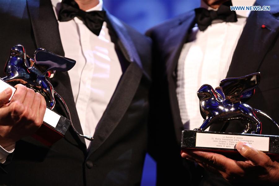 ITALY-VENICE-73RD FILM FESTIVAL-AWARD