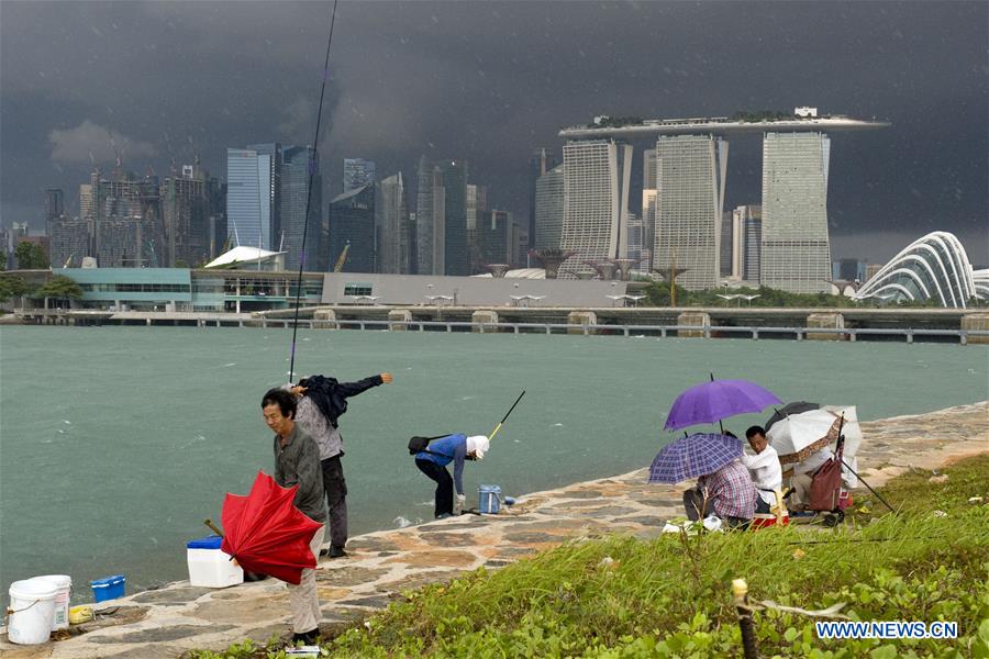 SINGAPORE-DAILY LIFE-RAINSTORM