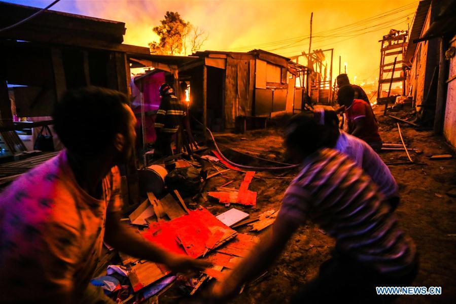 BRAZIL-SAO PAULO-ACCIDENT-FIRE