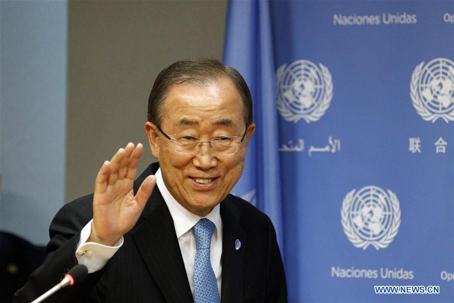 UN-BAN KI-MOON-PRESS CONFERENCE