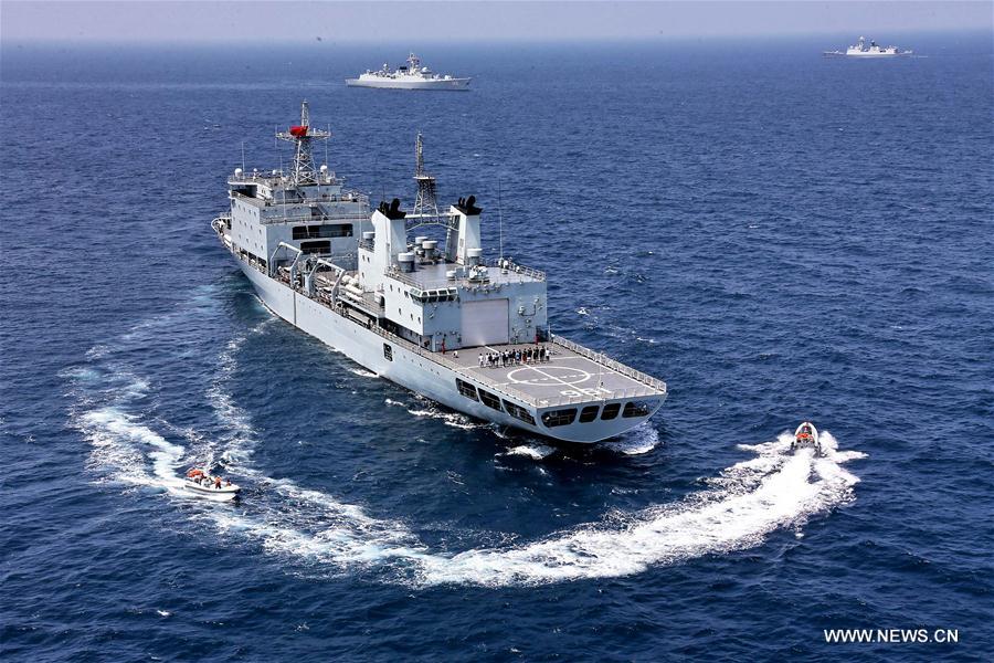 Chinese and Russian fleets conducted joint operation exercise off Guangdong Province in the South China Sea during the 'Joint Sea 2016' drill on Friday. Chinese and Russian fleets conducted joint operation exercise off Guangdong Province in the South China Sea during the 'Joint Sea 2016' drill on Friday.
