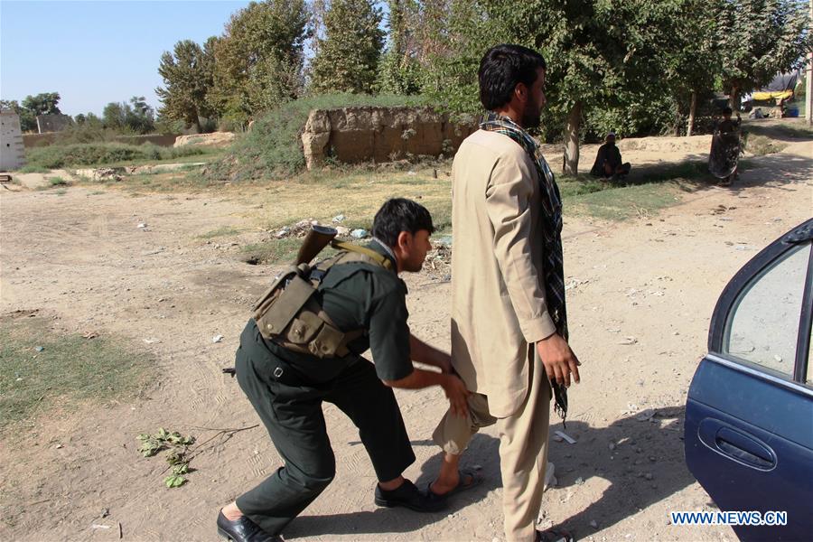 AFGHANISTAN-KUNDUZ-POLICE CHECKPOINT
