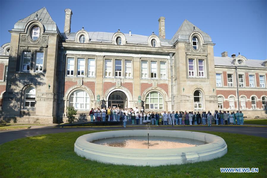 ESTONIA-NARVA-HEALTHCARE WORKERS-STRIKE