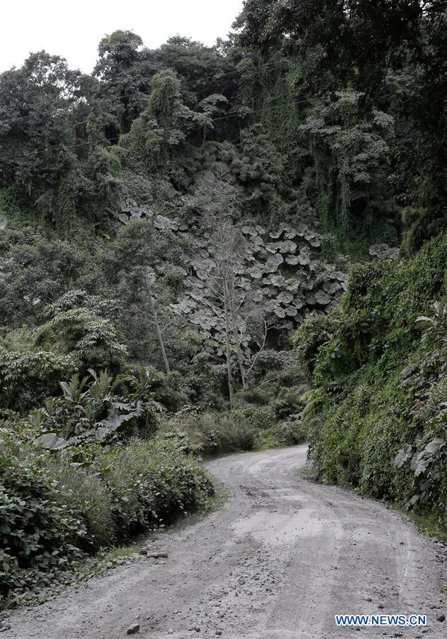 COSTA RICA-CARTAGO-VOLCANO ERUPTION-ASHES