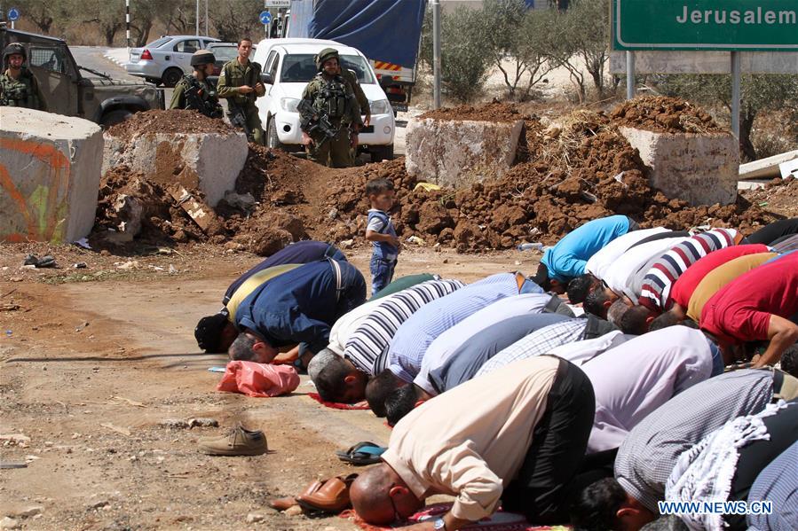 MIDEAST-NABLUS-PROTEST