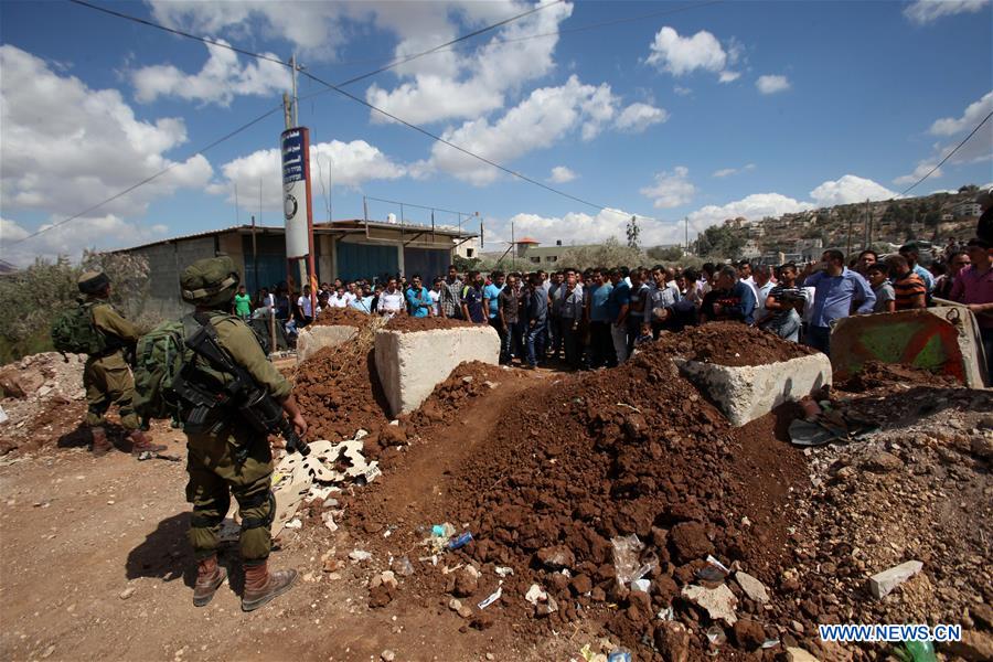 MIDEAST-NABLUS-PROTEST