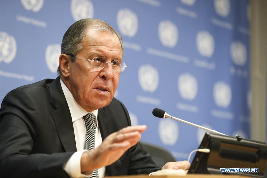 UN－GENERAL ASSEMBLY-LAVROV-PRESS CONFERENCE